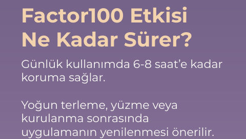 Factor100 Etkisi